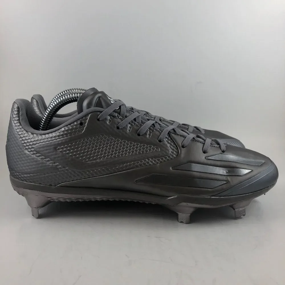 Adidas Adizero Afterburner 3 Metal Baseball Cleats Men's Size 13 Silver NCAA MLB